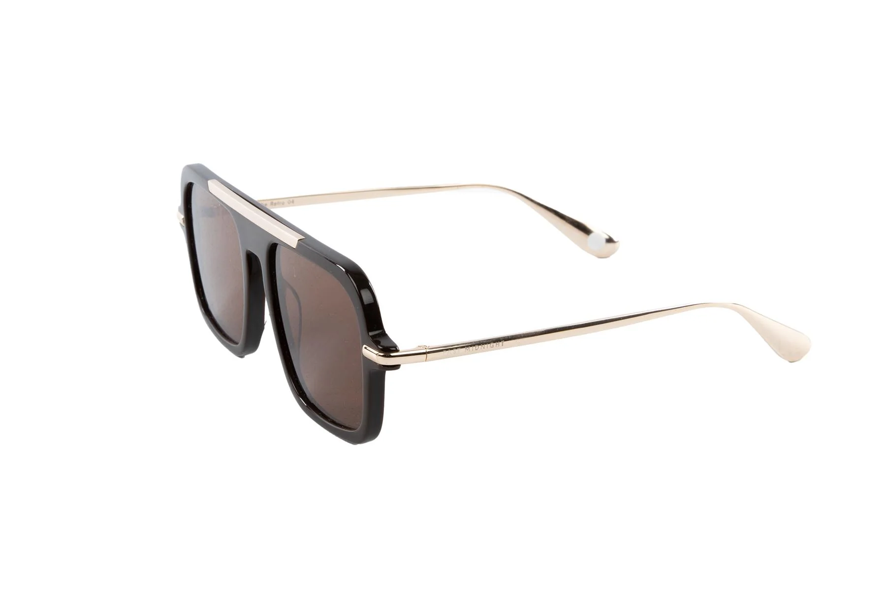 PAST MIDNIGHT BROWN THE RETRO ACETATE SUNGLASSES - Image 5