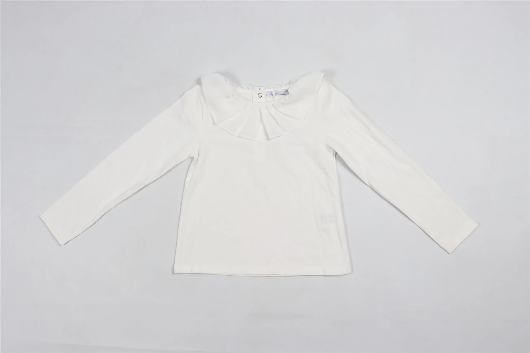 PATACHOU WHITE KIDS GIRLS COTTON TOP 8 YEARS - Image 4