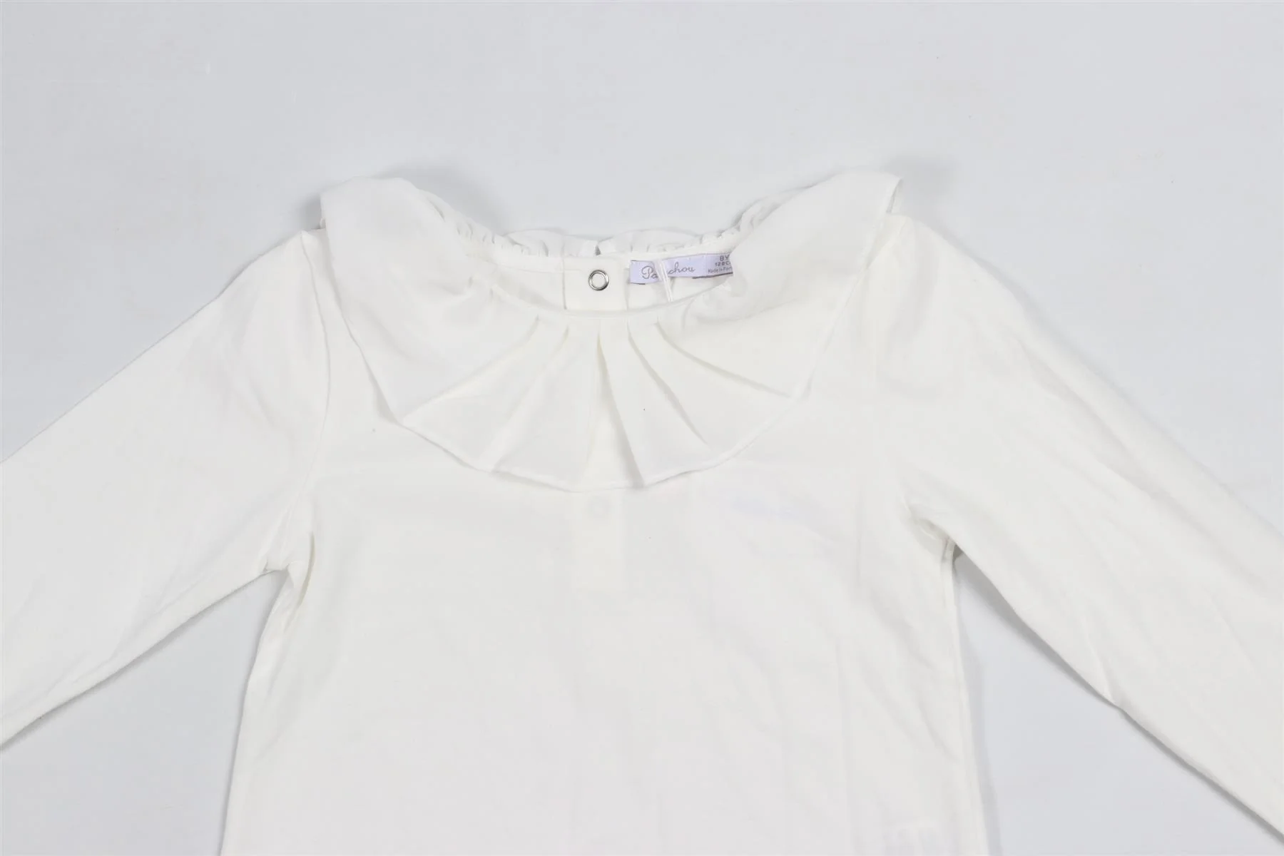 PATACHOU WHITE KIDS GIRLS COTTON TOP 8 YEARS - Image 5