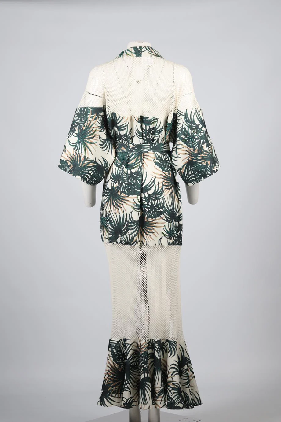 PATBO BELTED COTTON BLEND ROBE US 0 UK 4 - Image 4