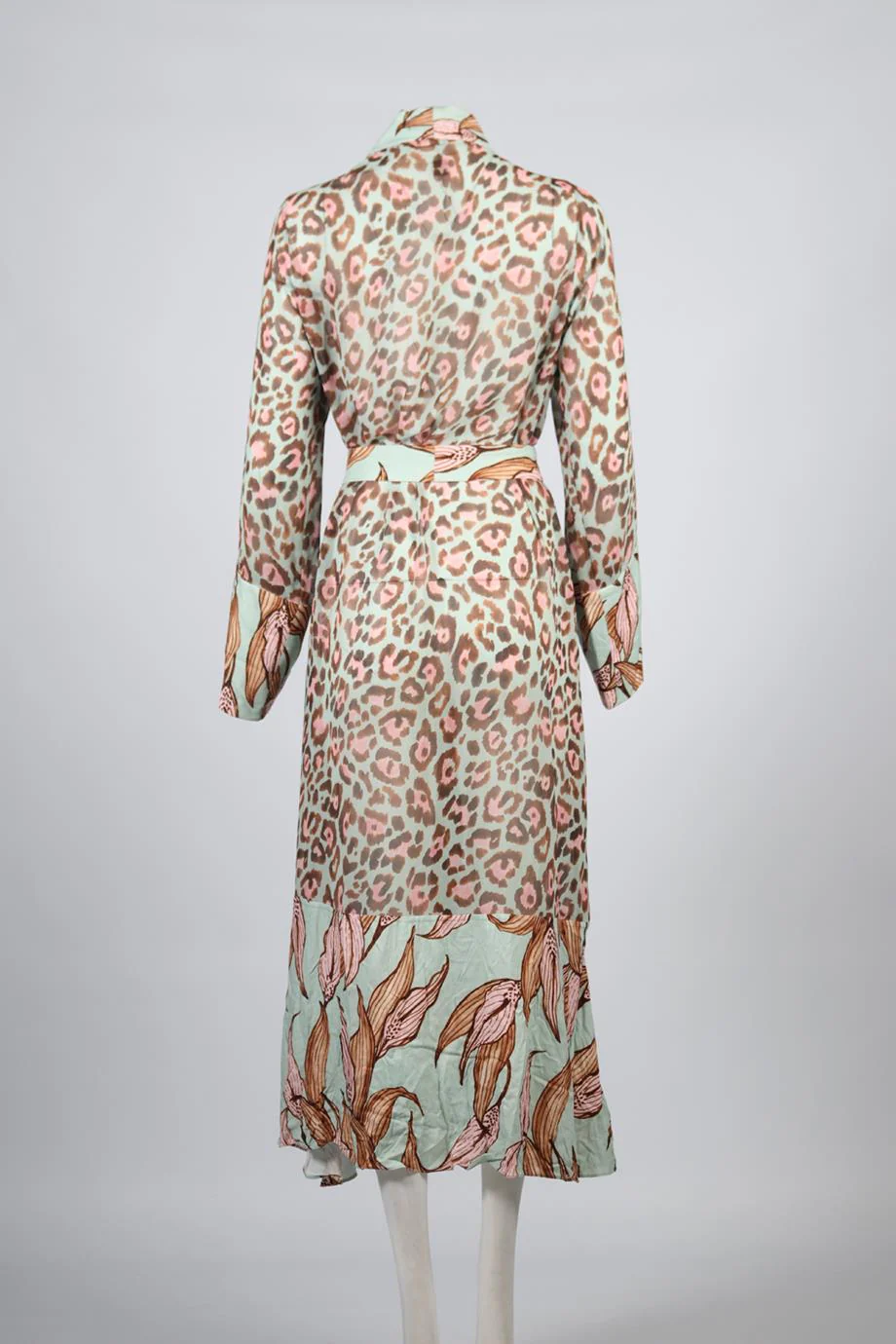 PATBO BELTED CREPE MAXI DRESS SMALL - Image 4