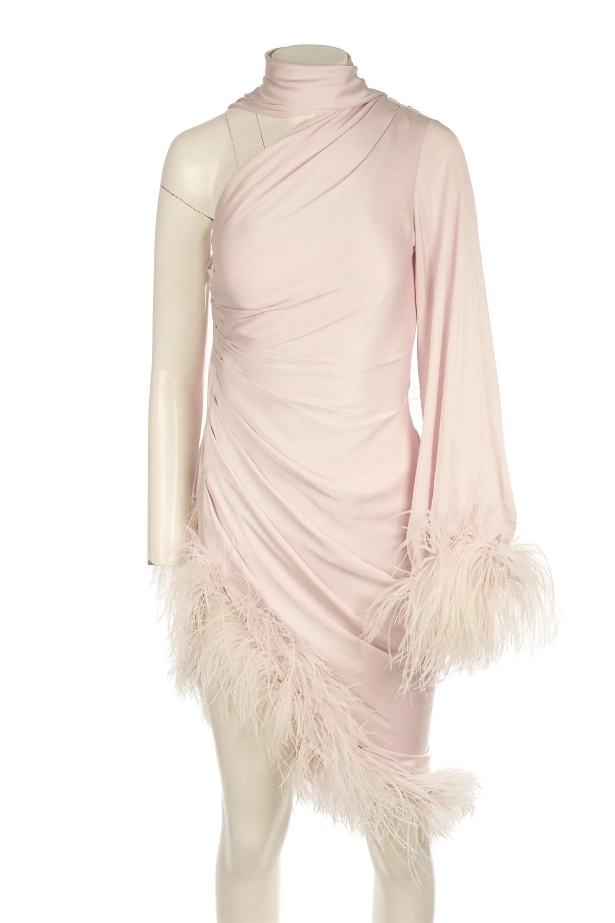 PATBO PINK SILK MIDI DRESS US 2 UK 6 - Image 2