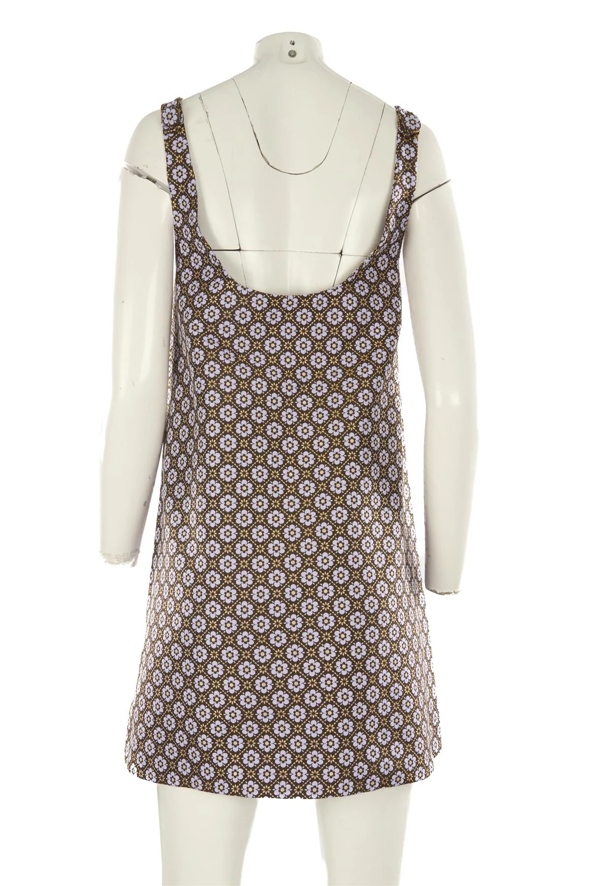 PAUL & JOE BROWN COTTON MINI DRESS FR 38 UK 10 - Image 4