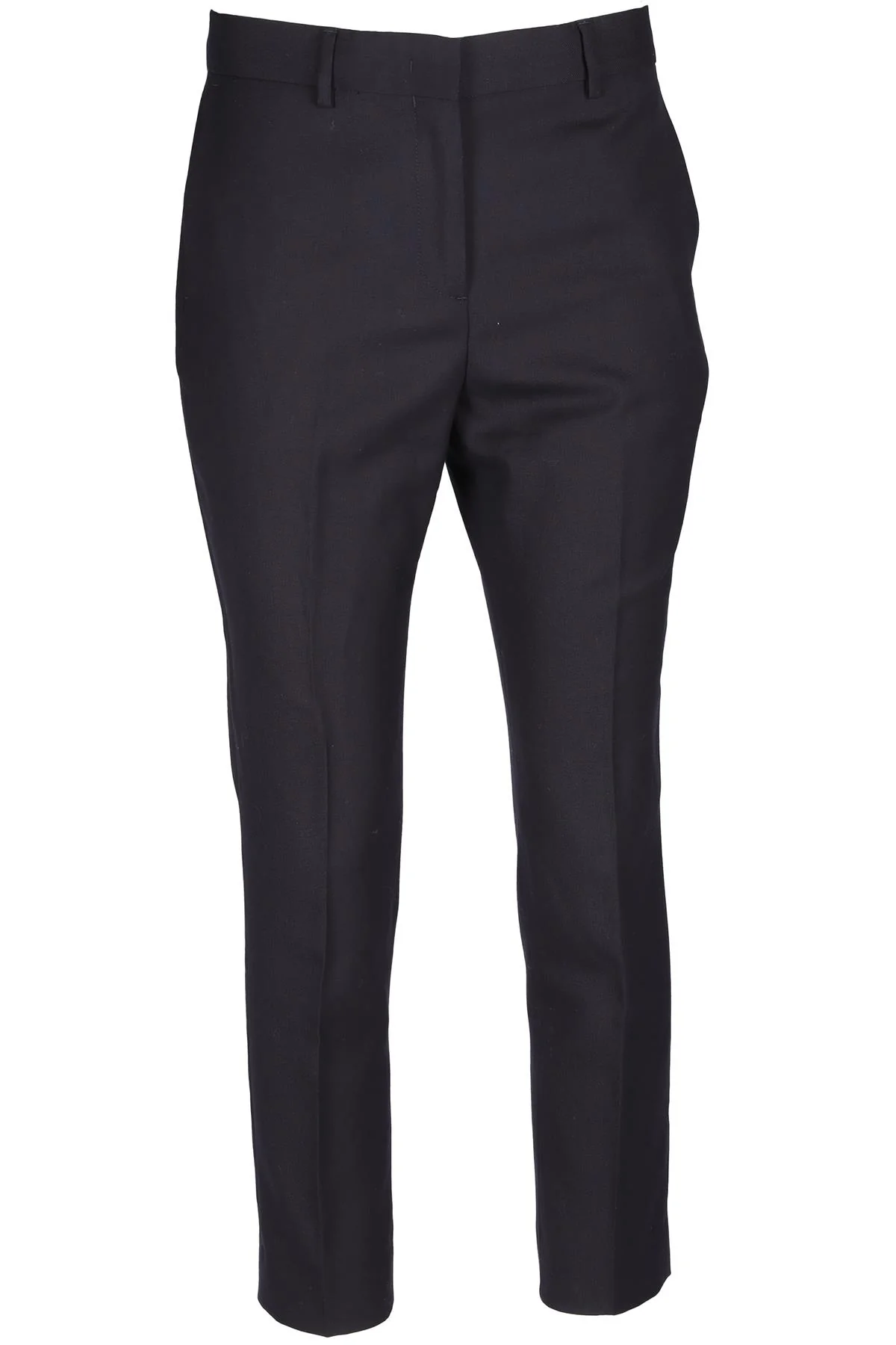 PAUL SMITH BLACK WOOL STRAIGHT LEG PANTS IT 42 UK 10