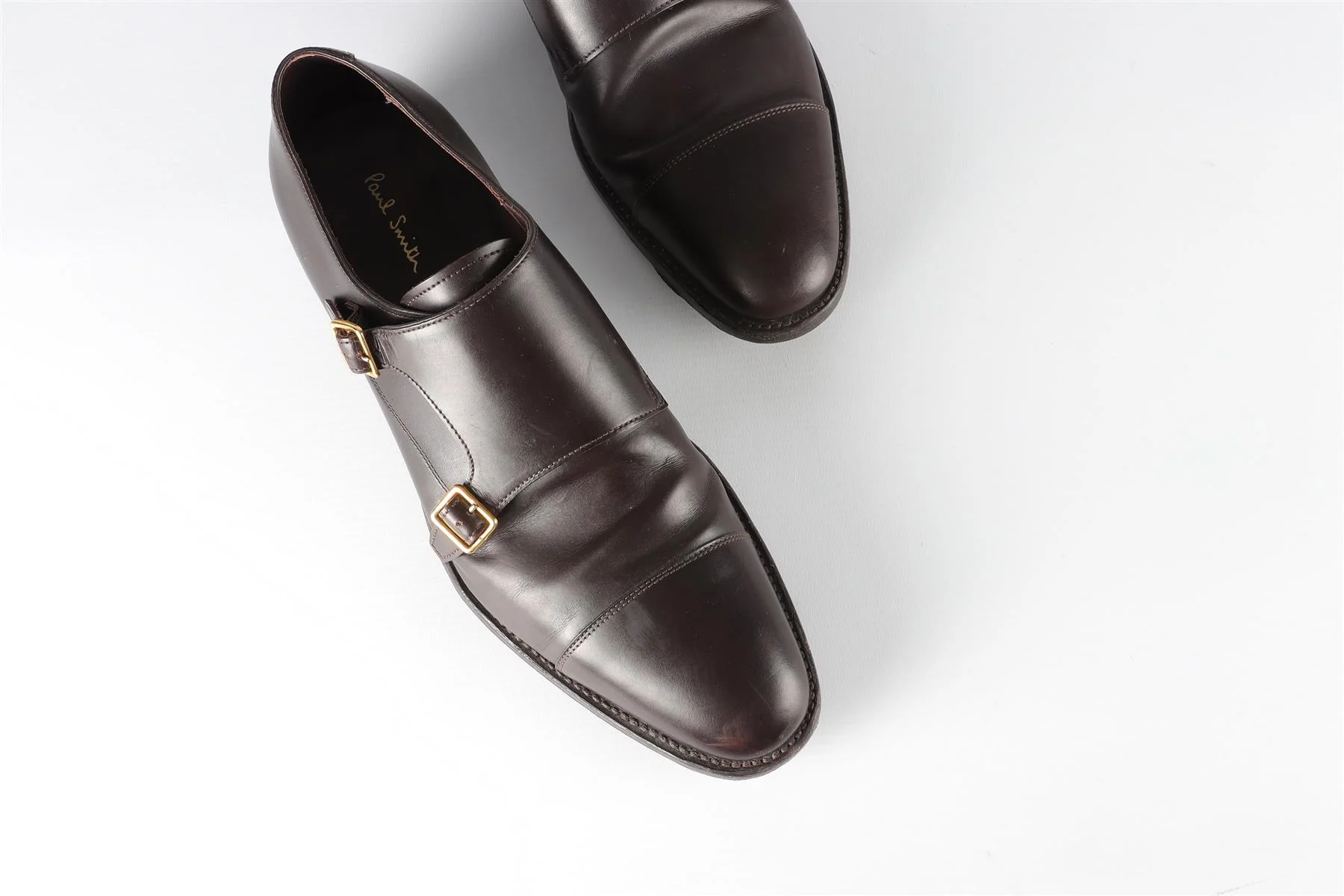 PAUL SMITH BROWN MEN'S LEATHER LOAFER EU 42 UK 8 US 9 - Image 4