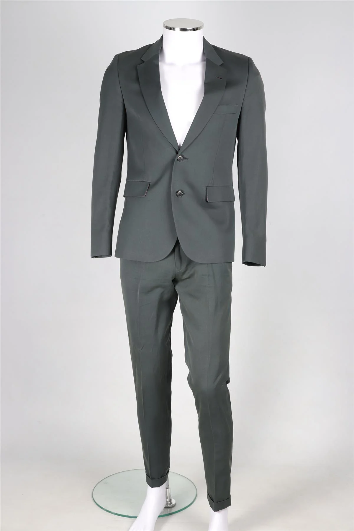 PAUL SMITH GREEN MEN'S COTTON TWO PIECE SUIT UK/US CHEST 36/W32 - Image 2