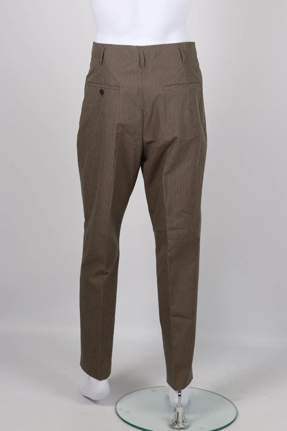 PAUL SMITH MEN'S CHECKED COTTON STRAIGHT LEG PANTS UK/US W32 - Image 4
