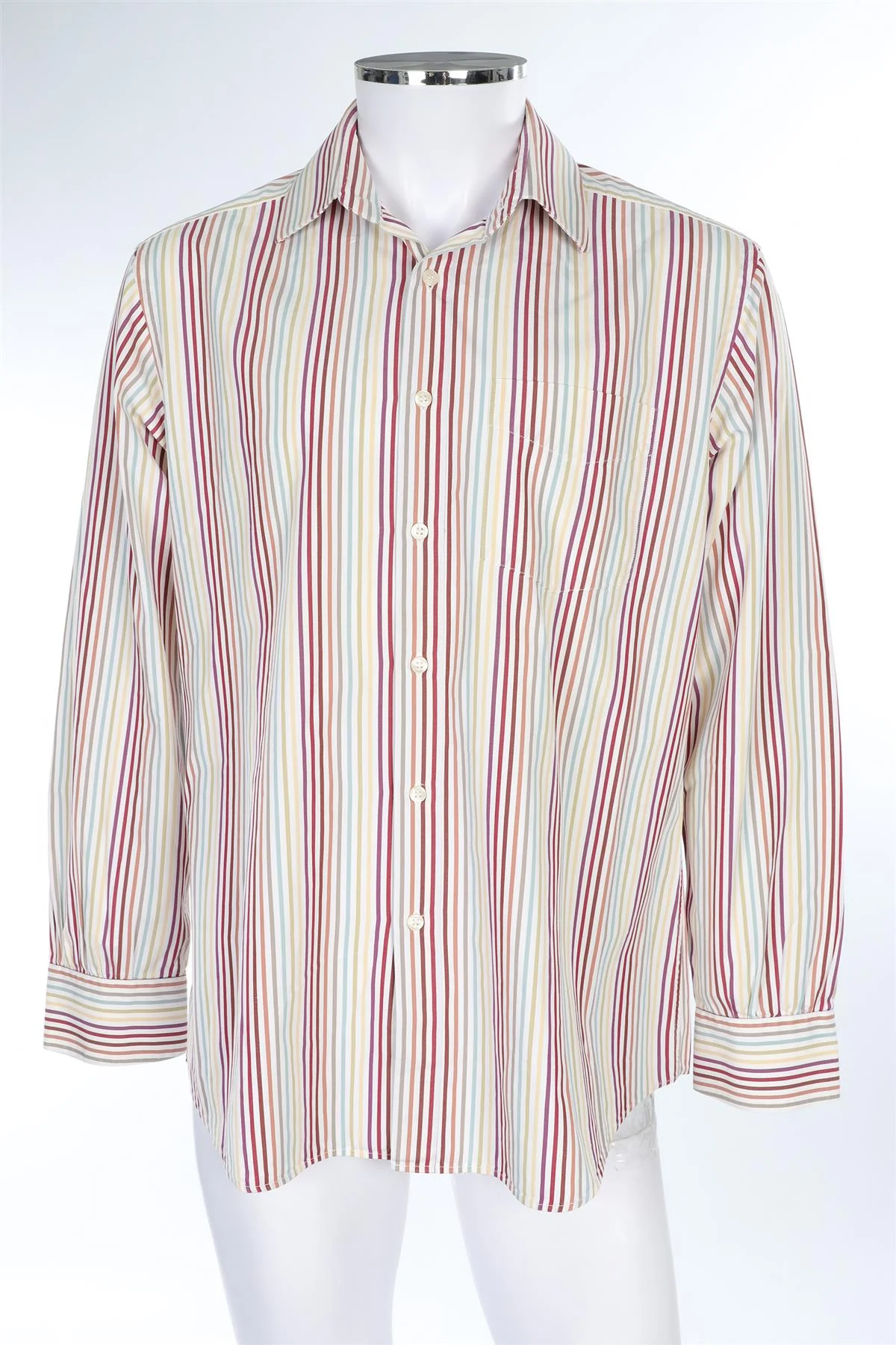 PAUL SMITH MULTI MEN'S COTTON SHIRT UK 16/42 - Image 2
