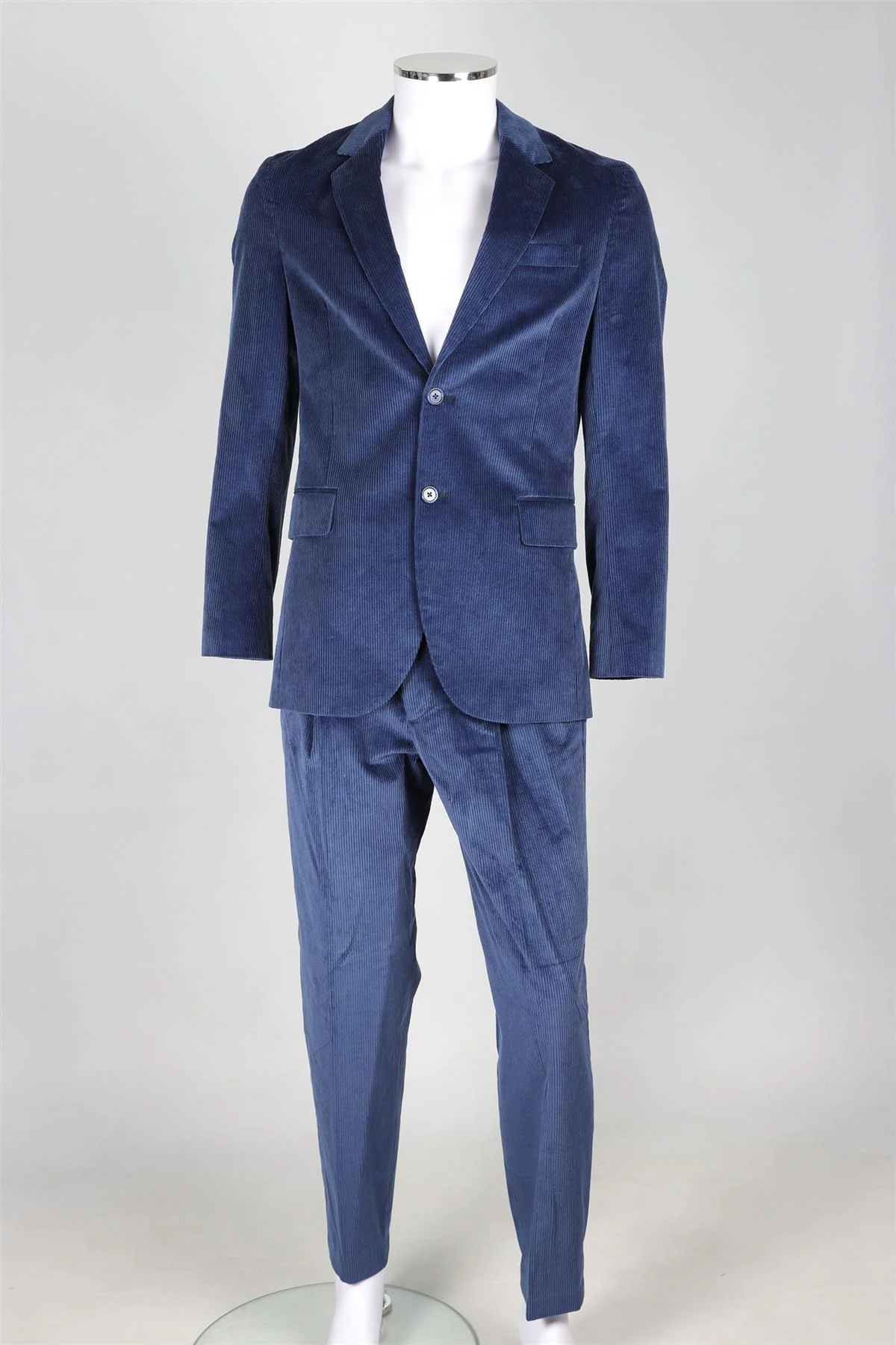 PAUL SMITH NAVY MEN'S CORDUROY TWO PIECE SUIT UK/US CHEST 36/W30 - Image 2