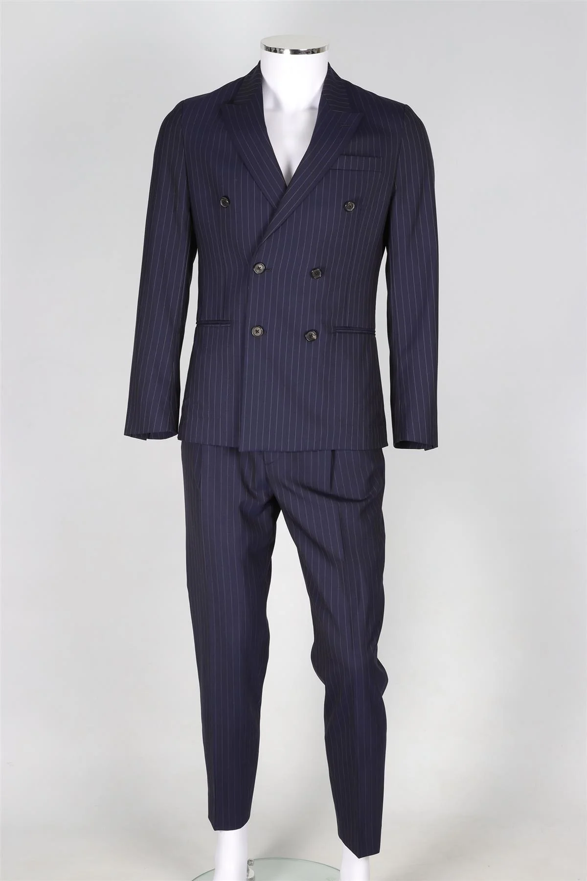 PAUL SMITH NAVY MEN'S WOOL TWO PIECE SUIT UK/US CHEST 36/W32 - Image 2