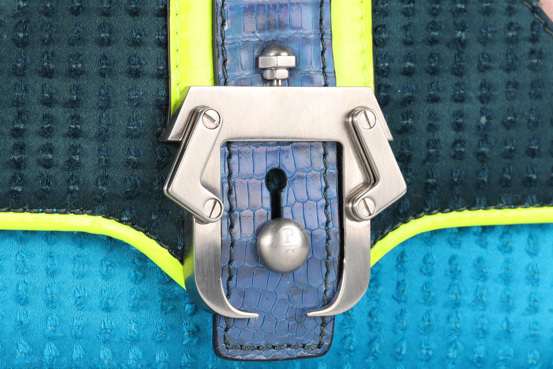 PAULA CADEMATORI BLUE LEATHER BAG - Image 10