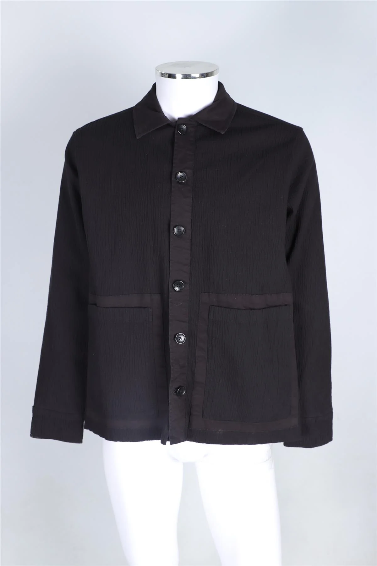 PERCIVAL BLACK MEN'S COTTON JACKET MEDIUM - Image 2