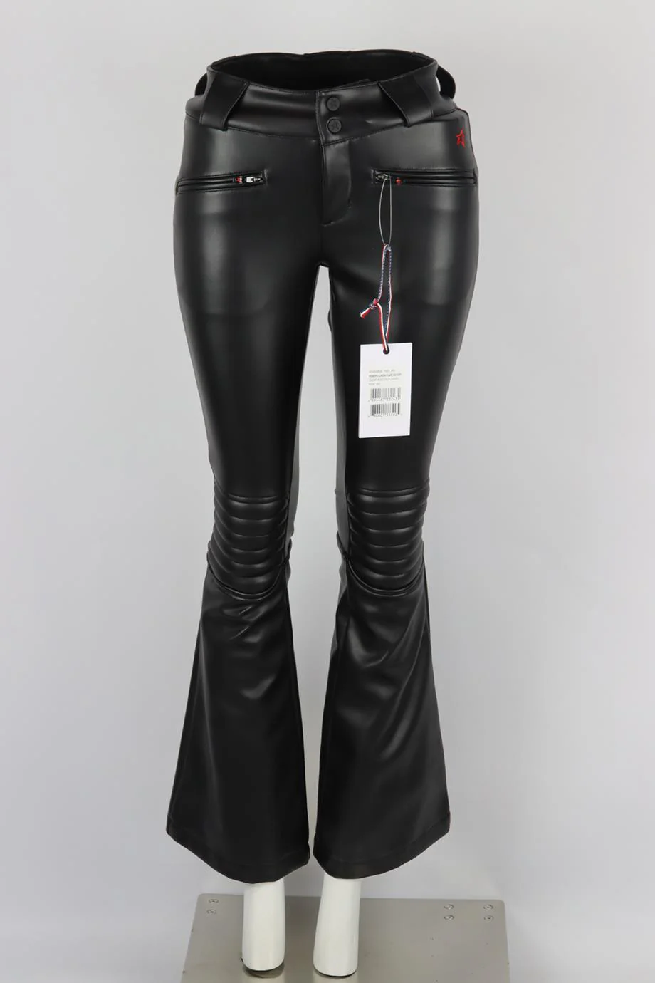 PERFECT MOMENT FAUX LEATHER FLARED SKI PANTS XSMALL - Image 2