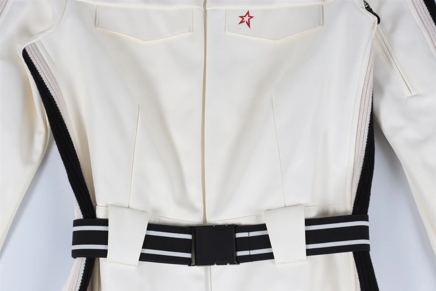 PERFECT MOMENT IVORY FAUX LEATHER SKI SUIT SMALL - Image 3