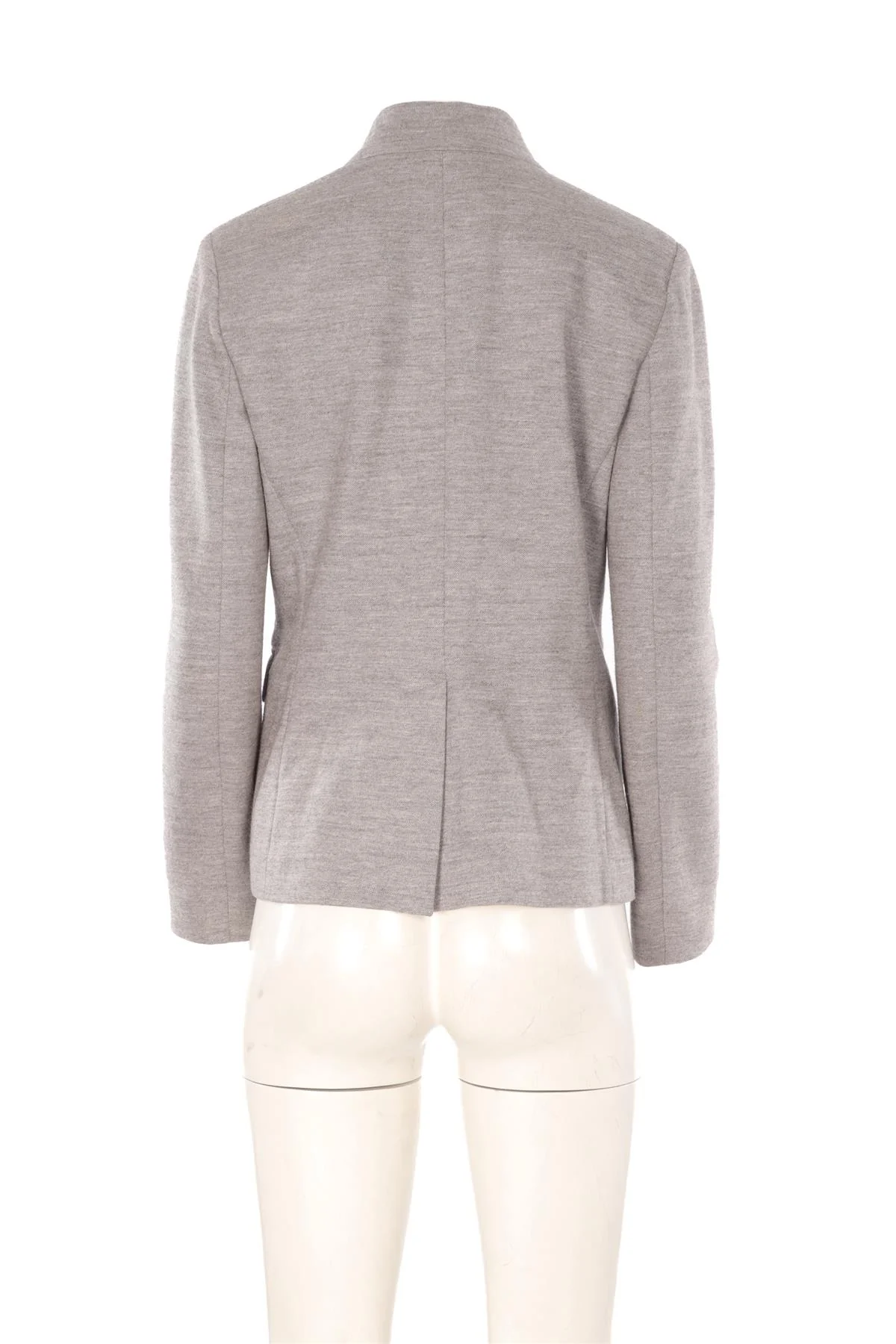PESERICO GREY COTTON BLAZER IT 46 UK 14 - Image 4