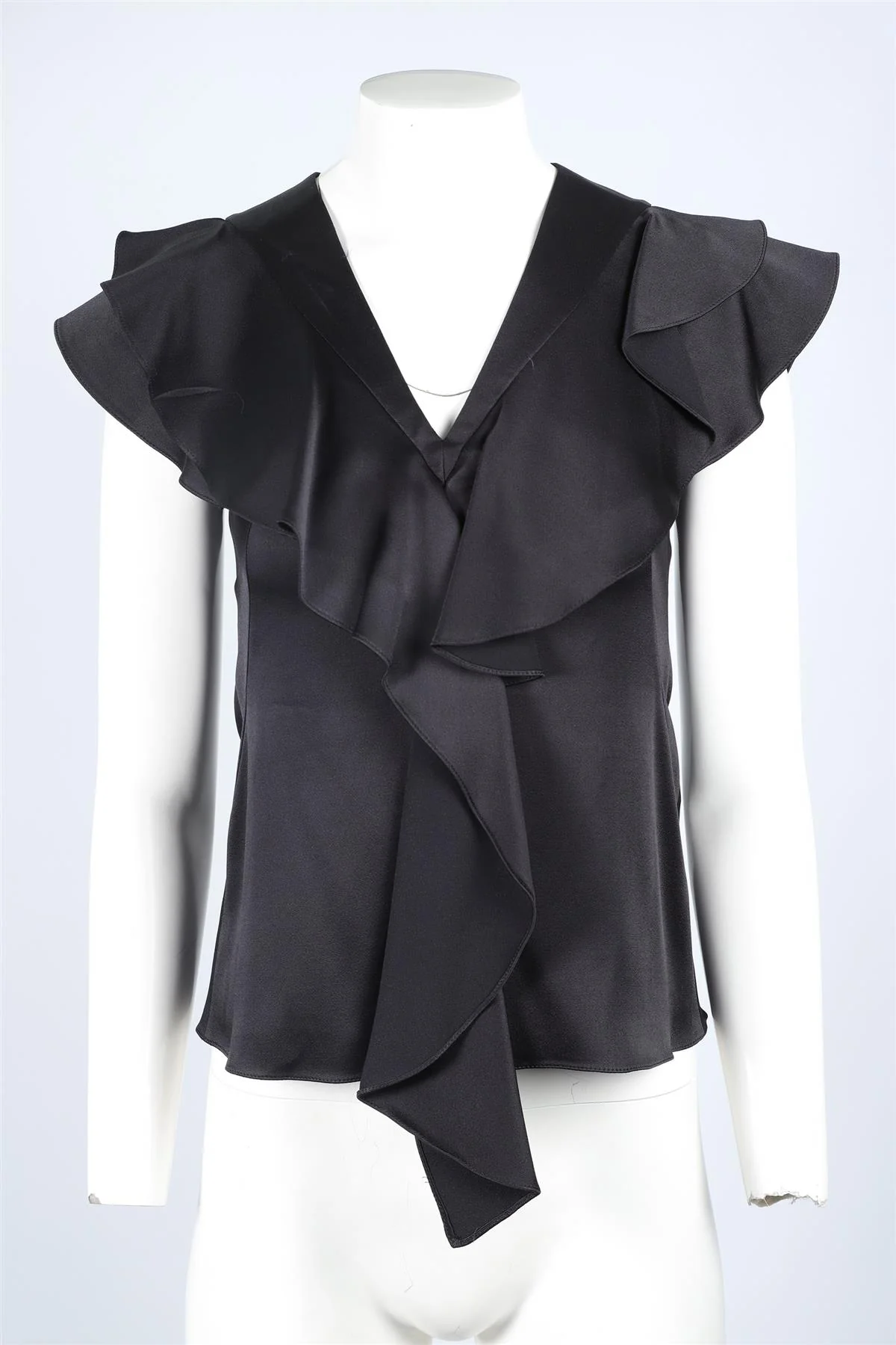 PETER PILOTTO BLACK SILK TOP UK 4 - Image 2