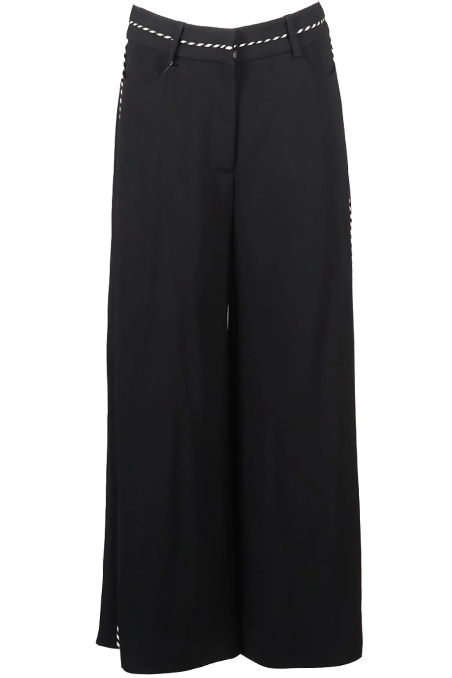 PETER PILOTTO CREPE WIDE LEG PANTS UK 10