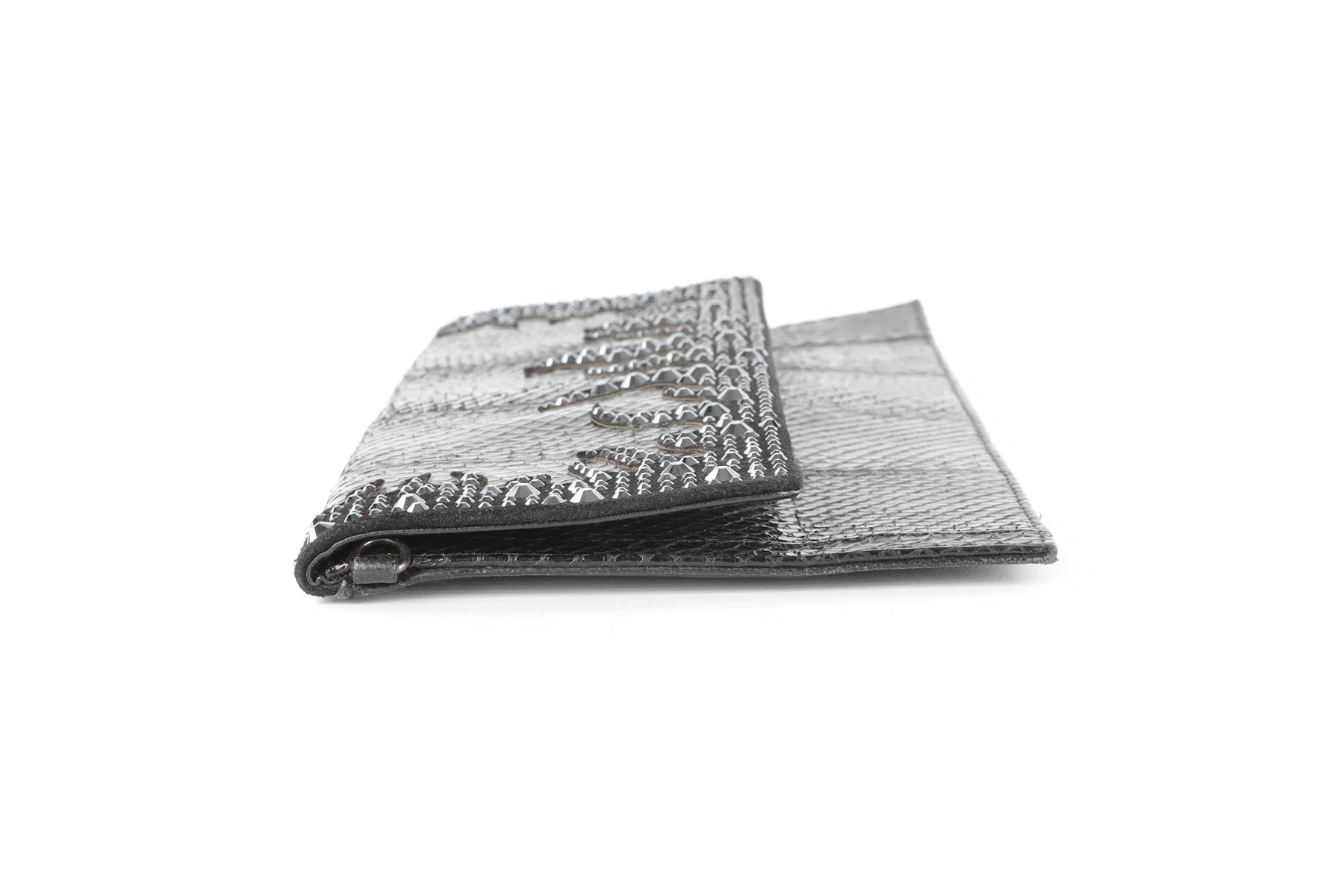 PHILIPP PLEIN BLACK LEATHER CLUTCH - Image 3