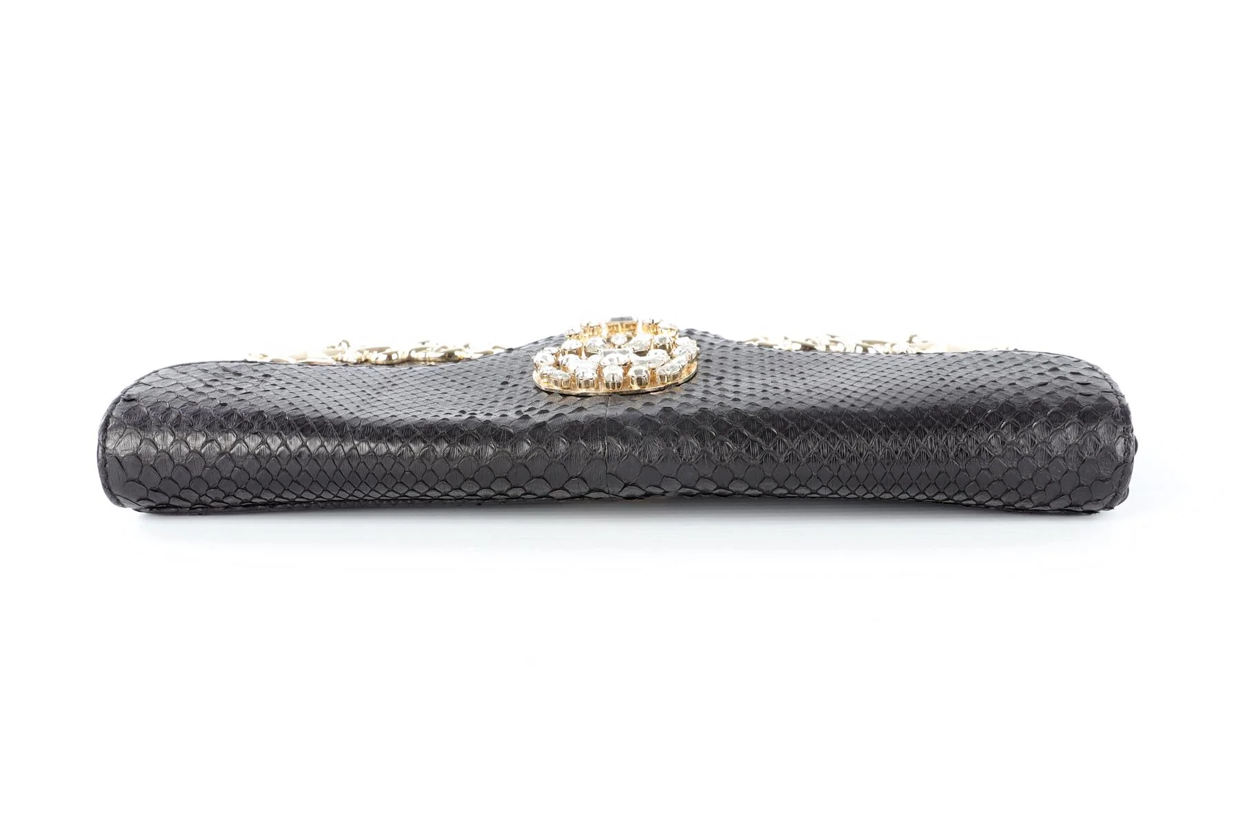 PHILIPP PLEIN BLACK PYTHON CLUTCH - Image 7
