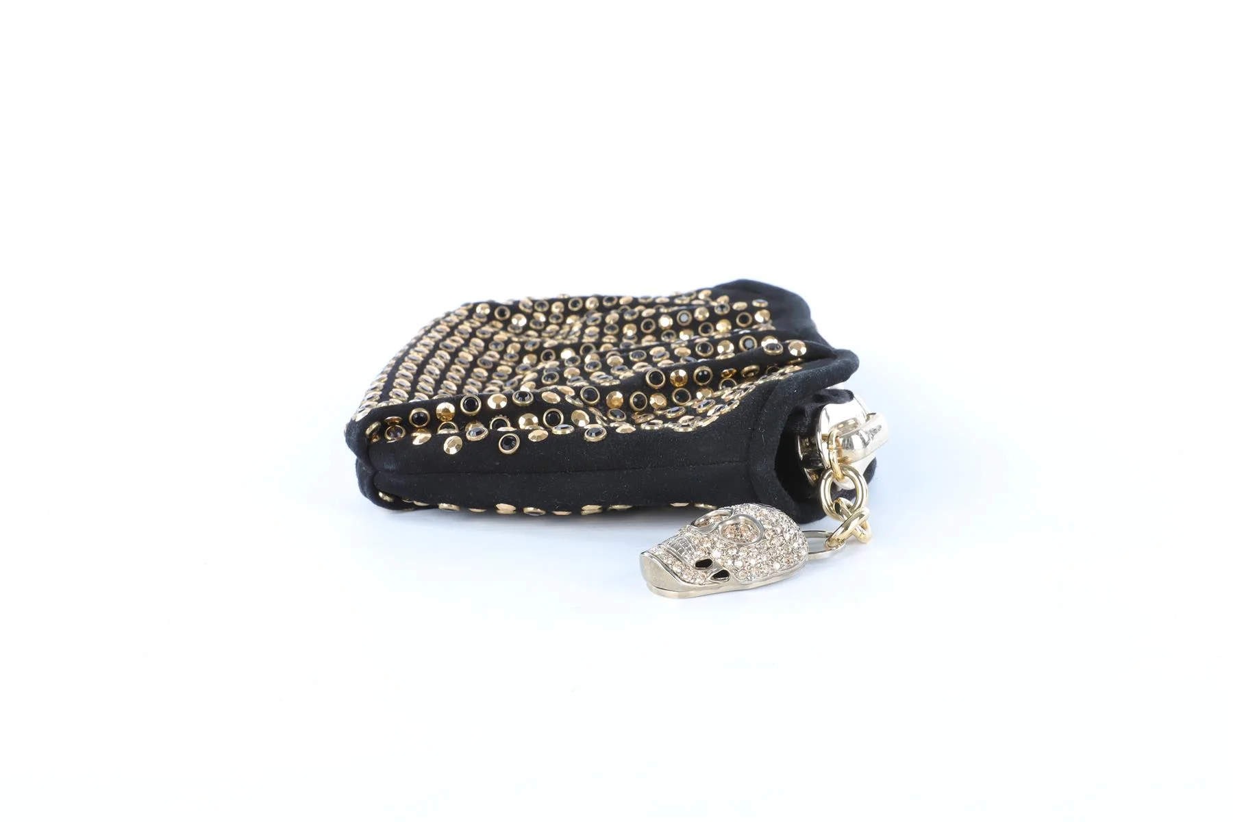 PHILIPP PLEIN BLACK SUEDE CLUTCH - Image 3