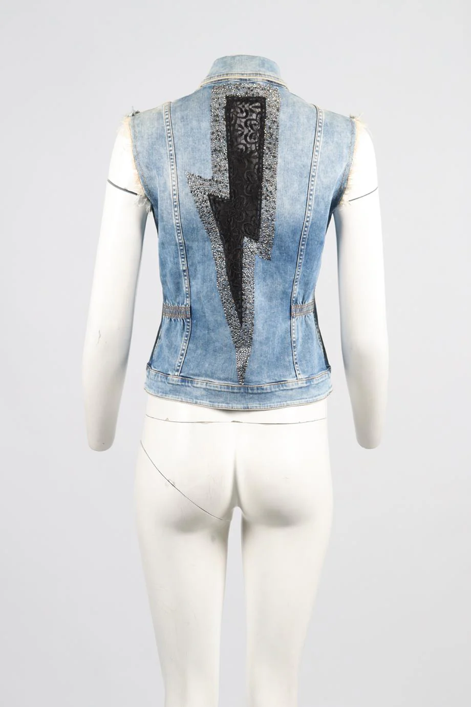 PHILIPP PLEIN DENIM GILET LARGE - Image 4