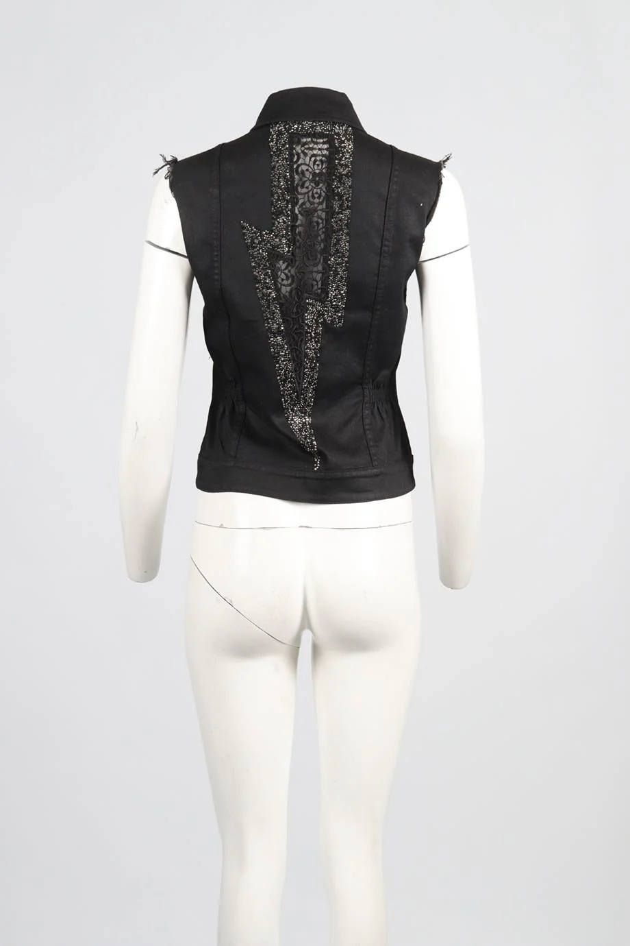 PHILIPP PLEIN DENIM GILET MEDIUM - Image 4
