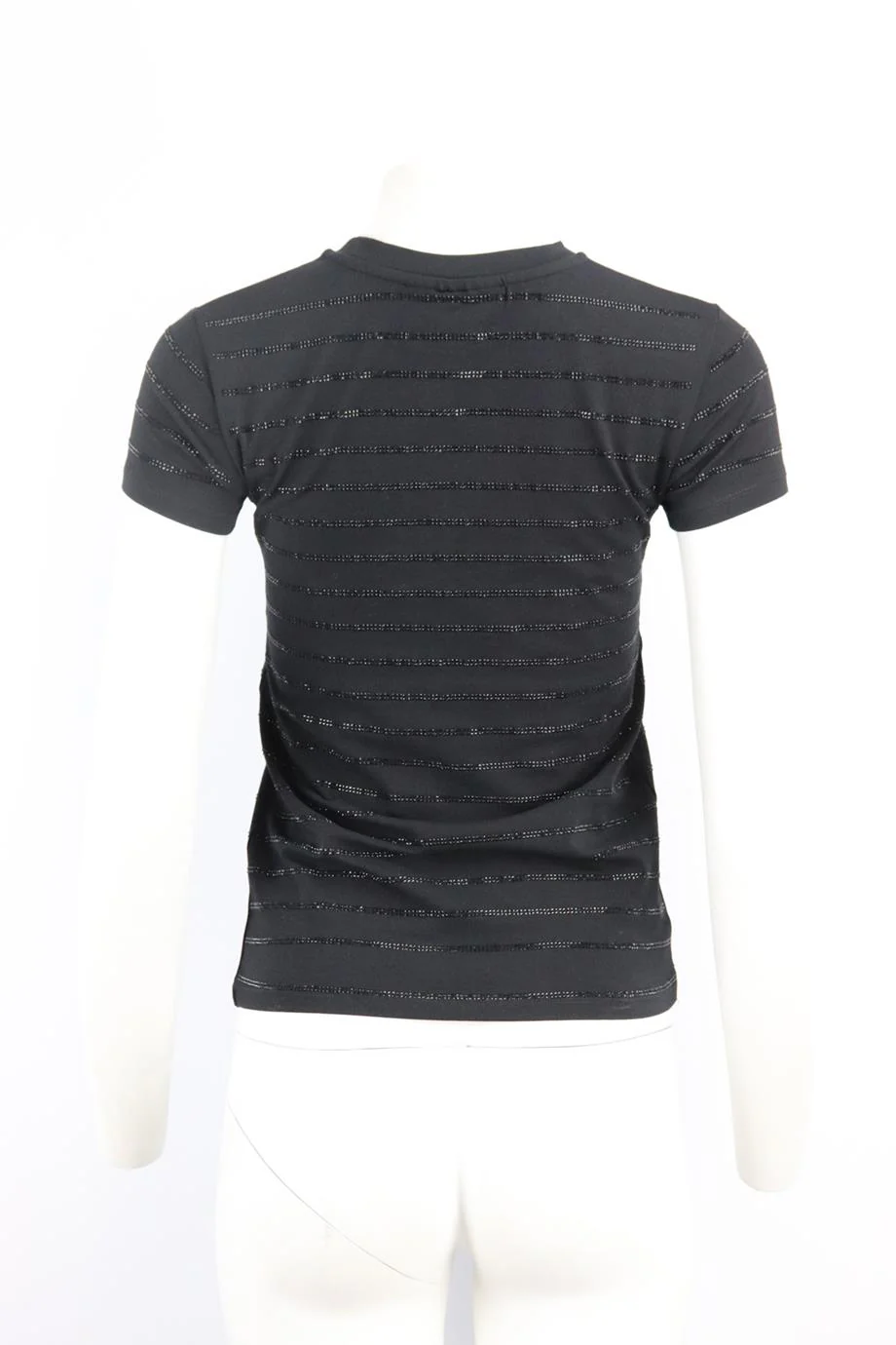 PHILIPP PLEIN EMBELLISHED COTTON JERSEY T-SHIRT SMALL - Image 4