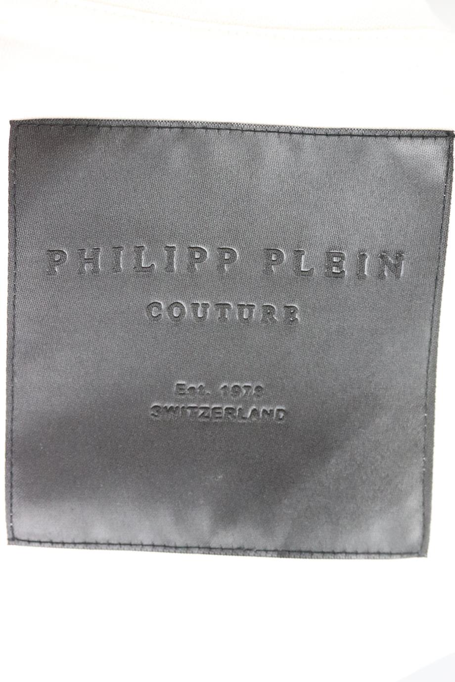 PHILIPP PLEIN EMBELLISHED COTTON JERSEY T-SHIRT XSMALL - Image 5