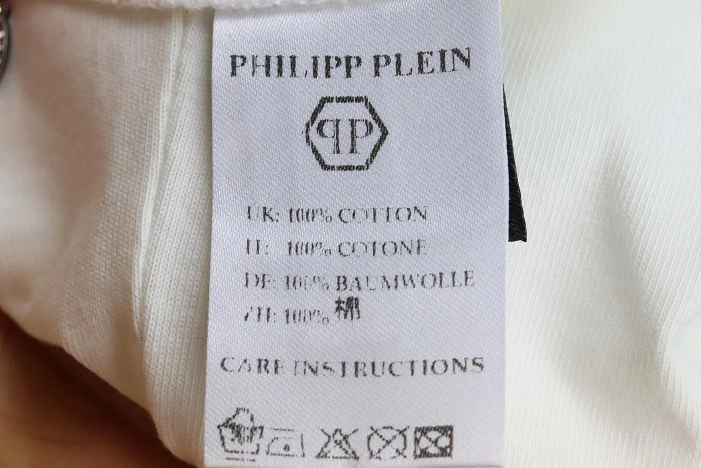 PHILIPP PLEIN EMBELLISHED COTTON JERSEY T-SHIRT XSMALL - Image 6
