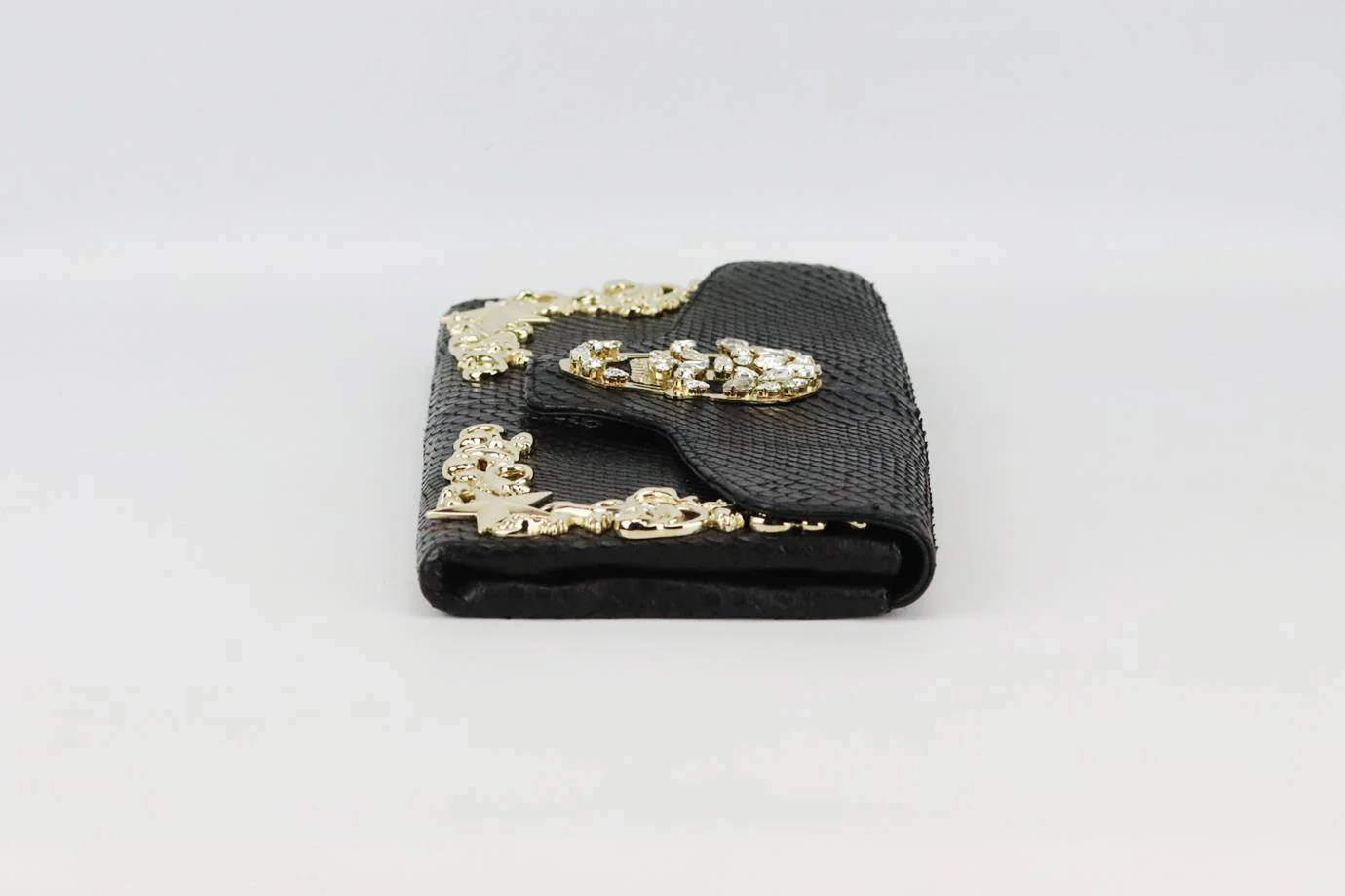 PHILIPP PLEIN EMBELLISHED PYTHON CLUTCH - Image 4