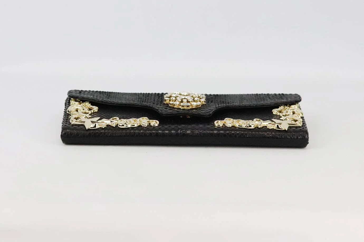 PHILIPP PLEIN EMBELLISHED PYTHON CLUTCH - Image 5