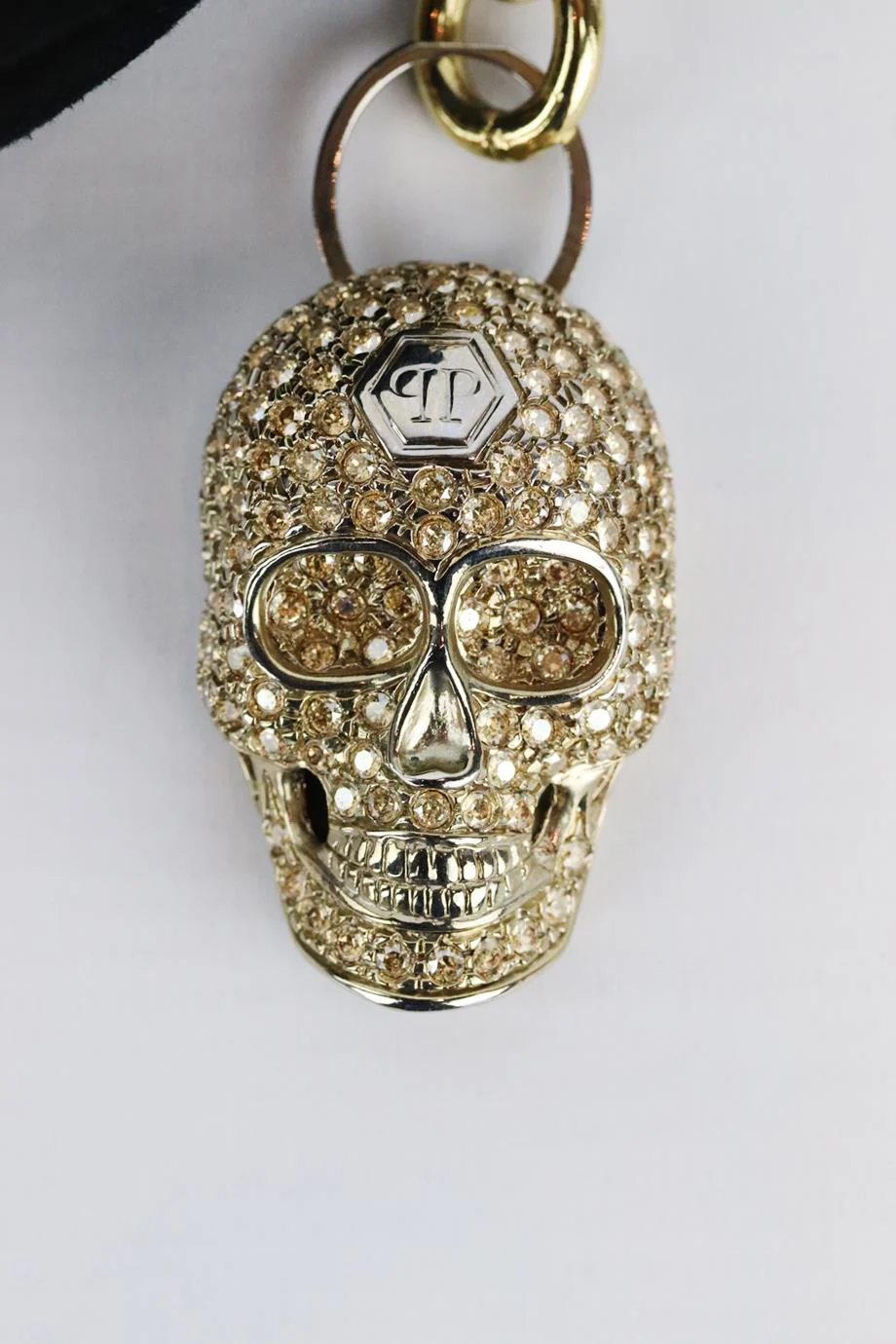 PHILIPP PLEIN EMBELLISHED SUEDE CLUTCH - Image 7