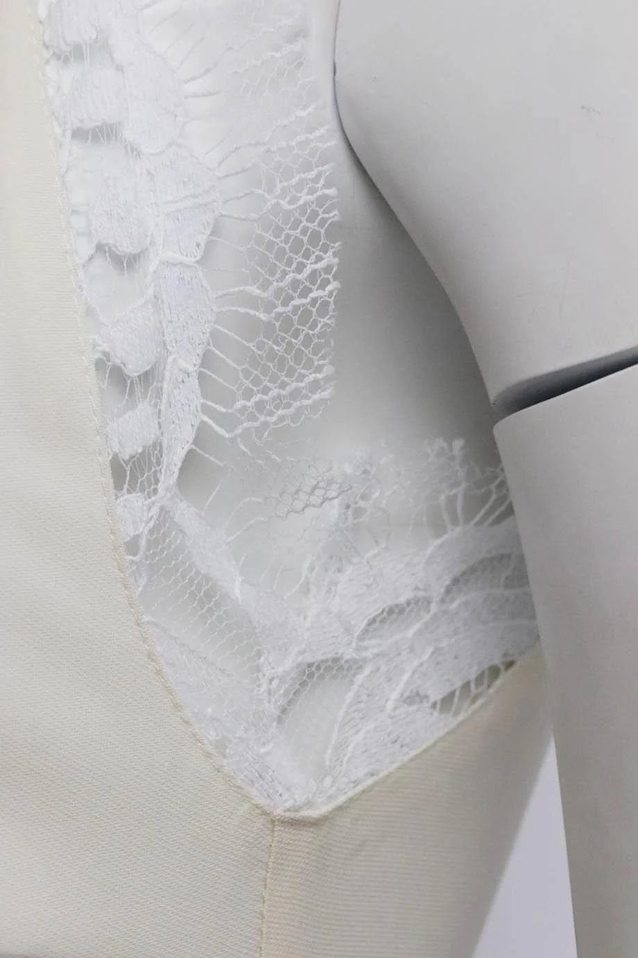 PHILIPP PLEIN TIERED LACE AND CREPE MAXI DRESS XSMALL - Image 5
