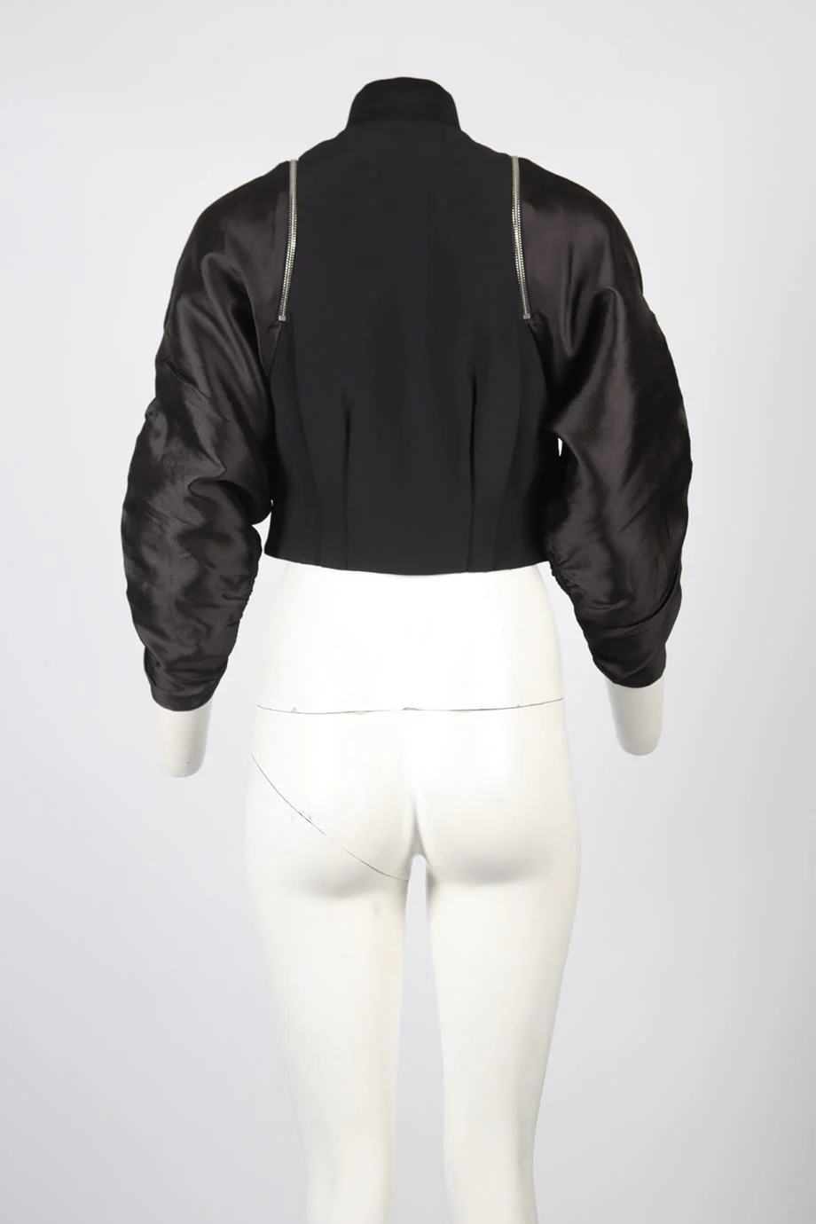 PHILLIP LIM CROPPED CREPE JACKET US 0 UK 4 - Image 4