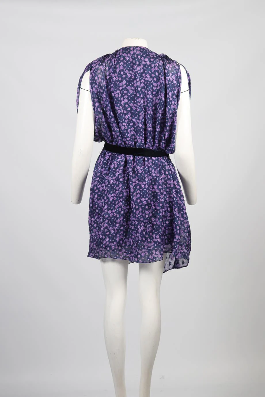PHILLIP LIM PRINTED SILK MINI DRESS US 2 UK 6 - Image 4