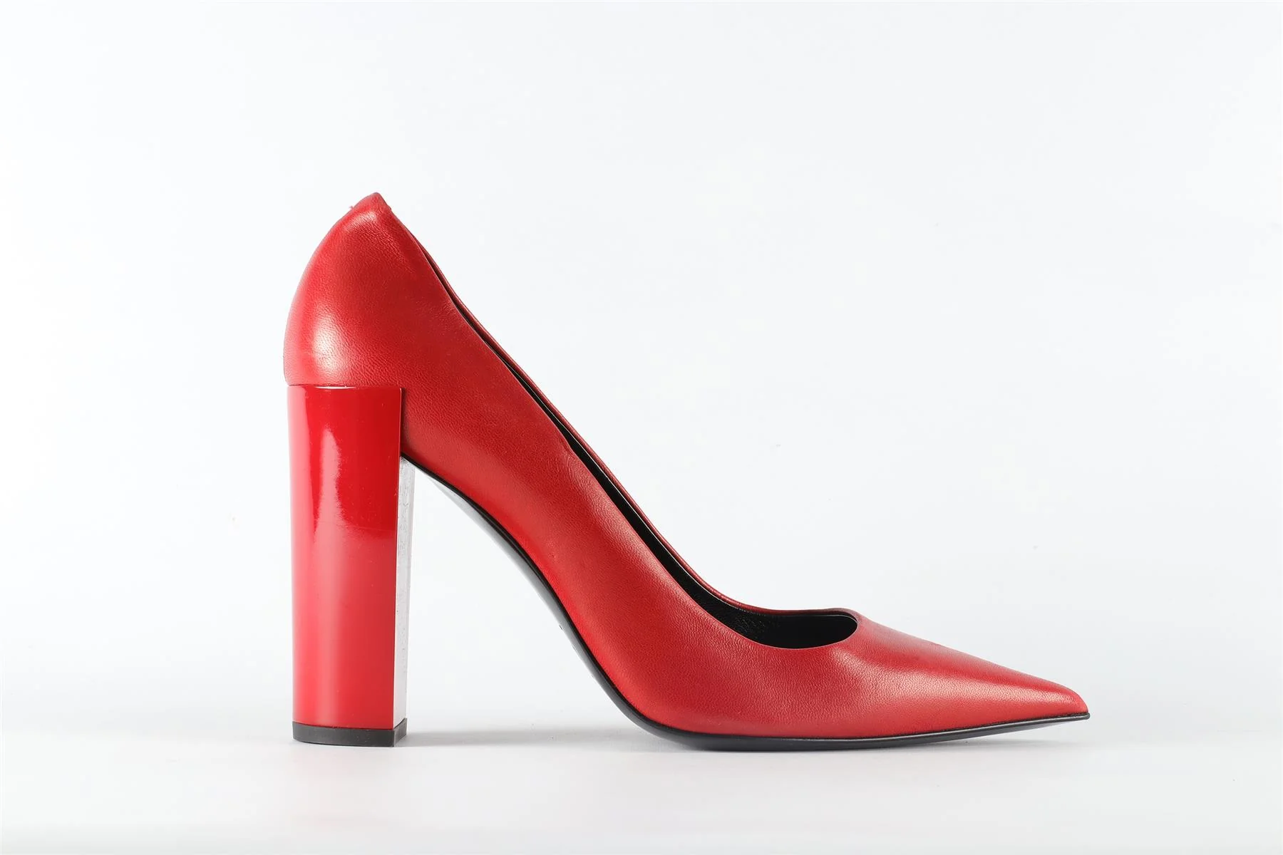 PIERRE HARDY RED LEATHER PUMPS EU 40 UK 7 US 10 - Image 2