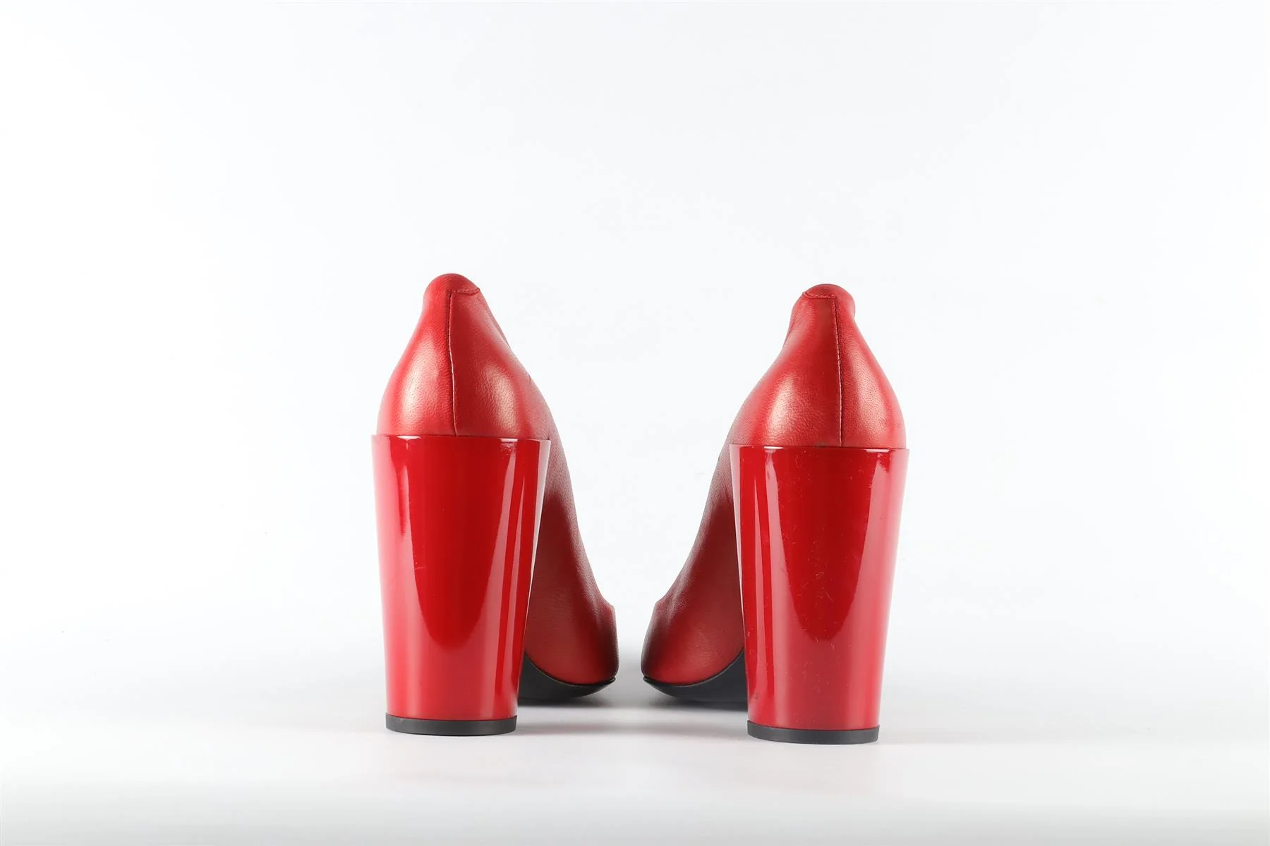 PIERRE HARDY RED LEATHER PUMPS EU 40 UK 7 US 10 - Image 5