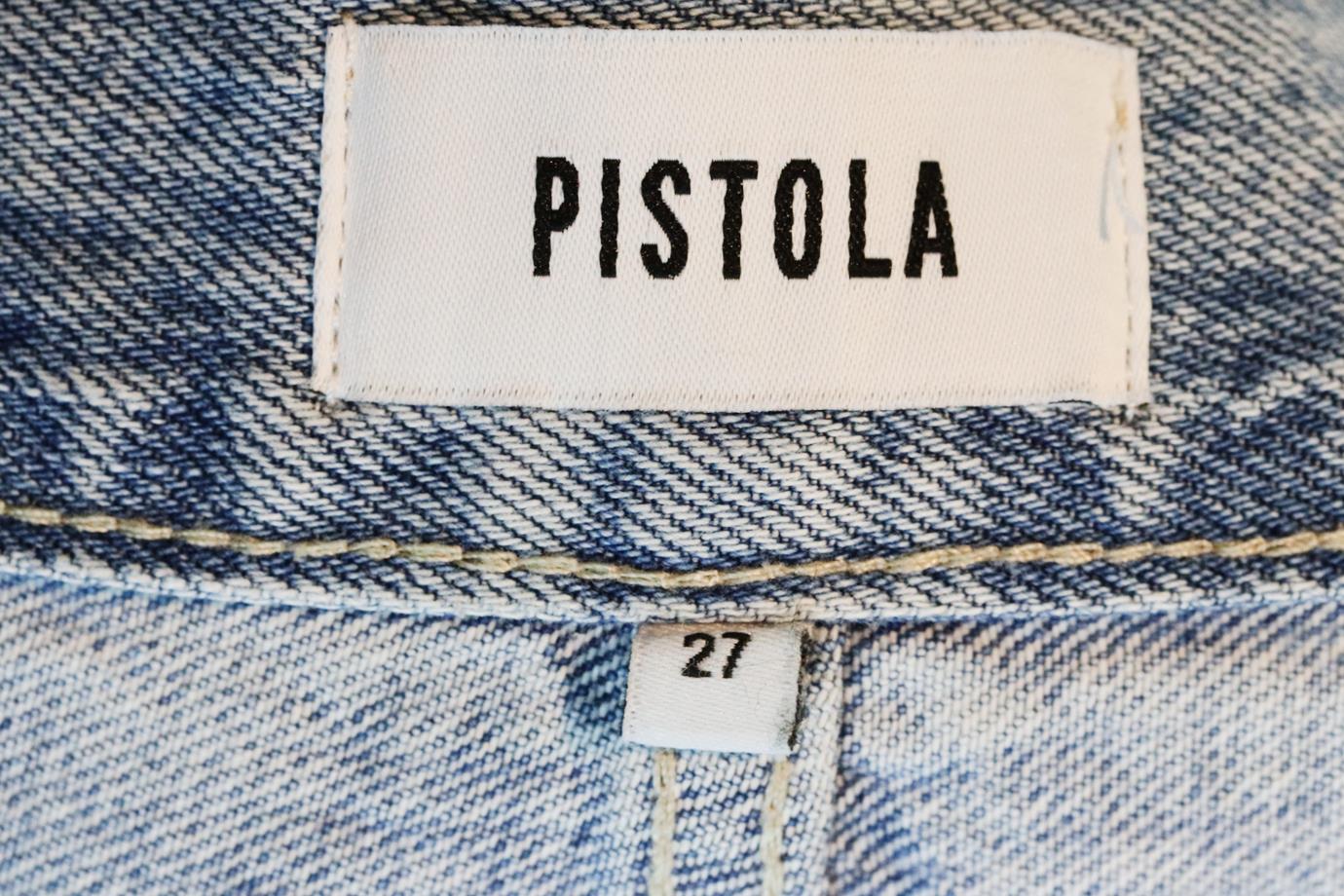 PISTOLA DISTRESSED DENIM SHORTS W 27 UK 8/10 - Image 5