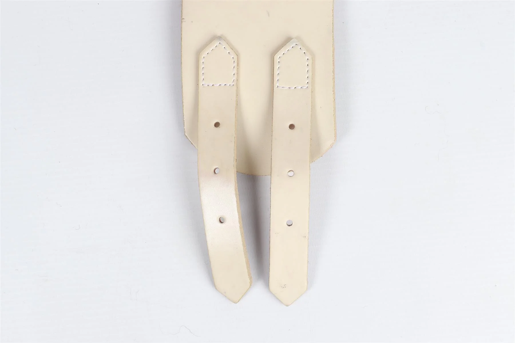 PLEIN SUD CREAM LEATHER WAIST BELT FR 38 UK 10 - Image 6