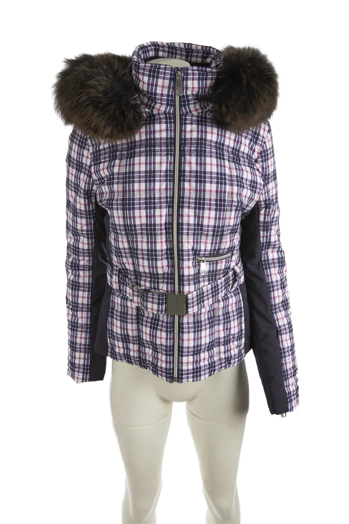 POIVE BLANC BLUE PADDED SKI JACKET MEDIUM - Image 2