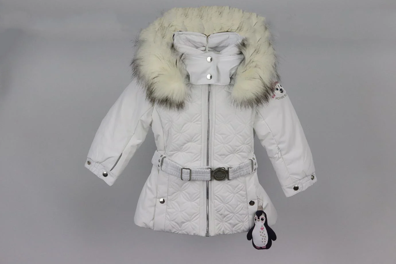 POIVRE BLANC BABY GIRLS PADDED JACKET 18 MONTHS - Image 2