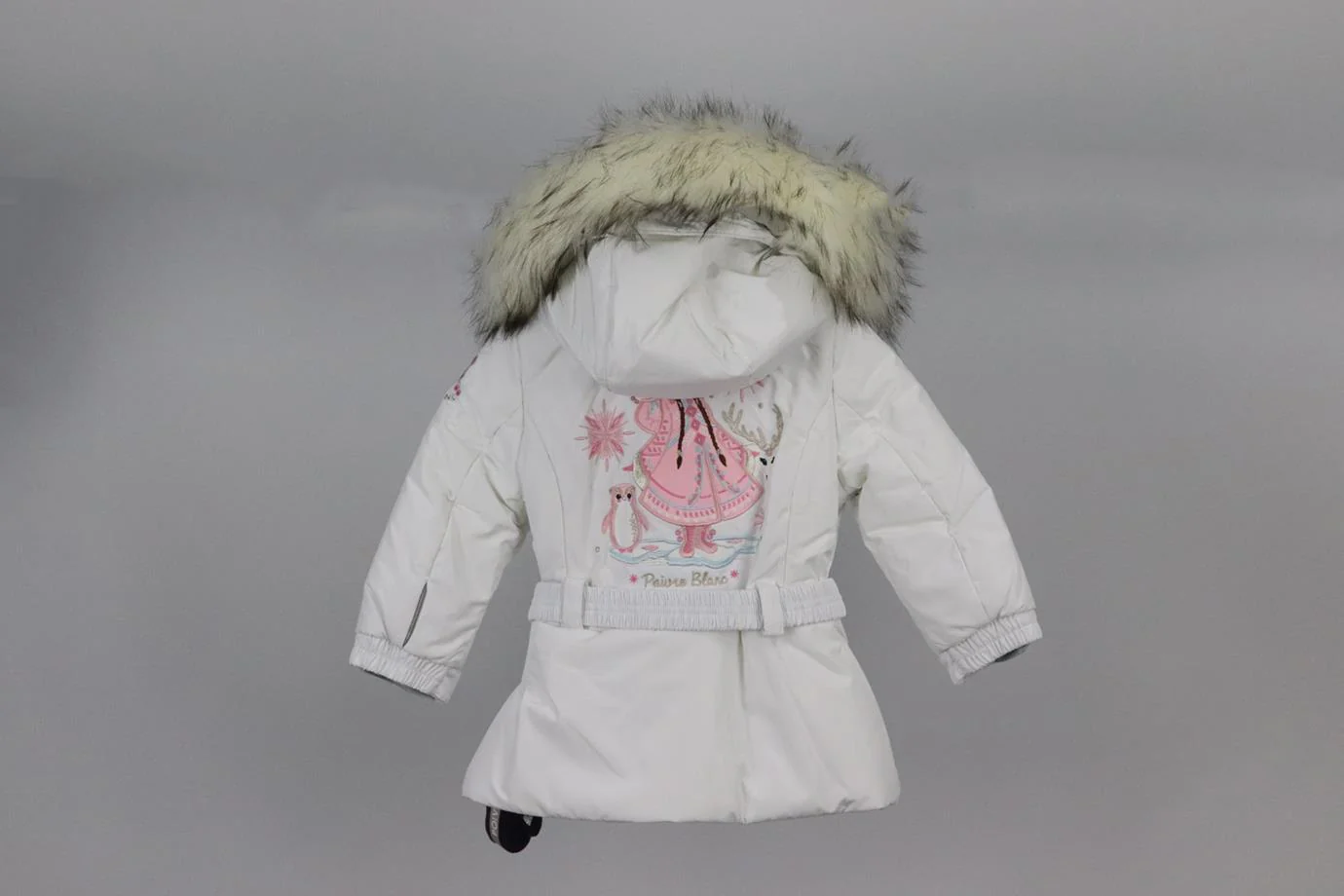 POIVRE BLANC BABY GIRLS PADDED JACKET 18 MONTHS - Image 3