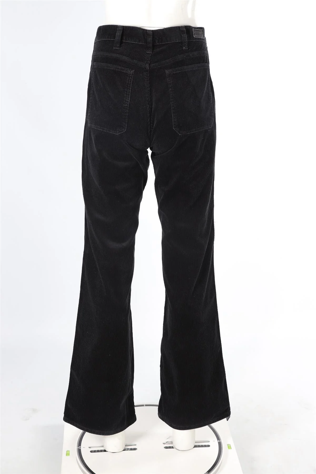 POLO RALPH LAUREN BLACK CORDUROY FLARED PANTS US 6 UK 10 - Image 4