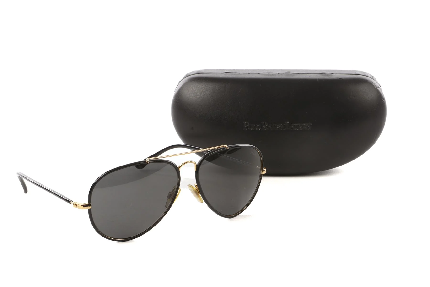POLO RALPH LAUREN BLACK METAL SUNGLASSES - Image 10