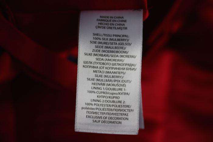 POLO RALPH LAUREN GIRLS RED SILK SATIN DRESS 4 YEARS - Image 6