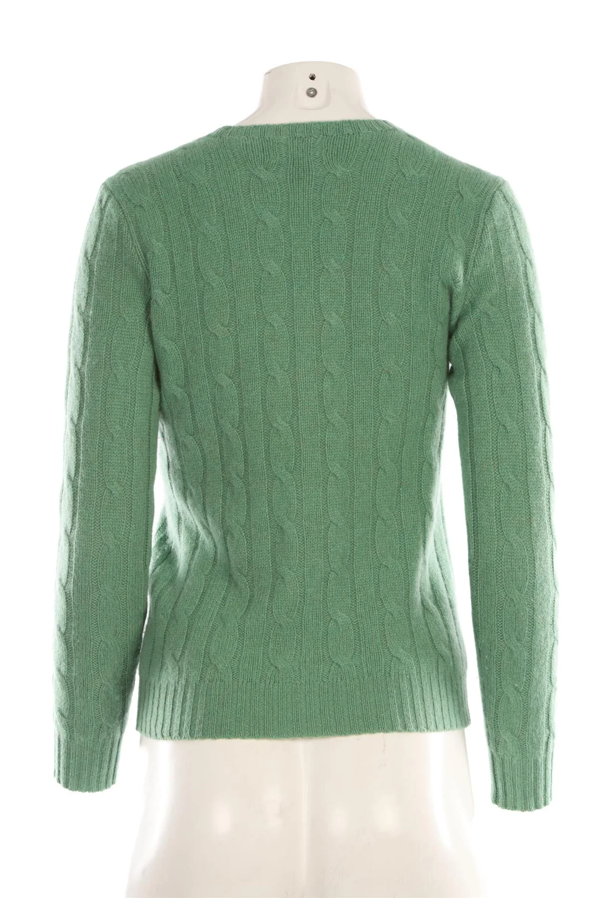 POLO RALPH LAUREN GREEN CASHMERE SWEATER XSMALL - Image 4