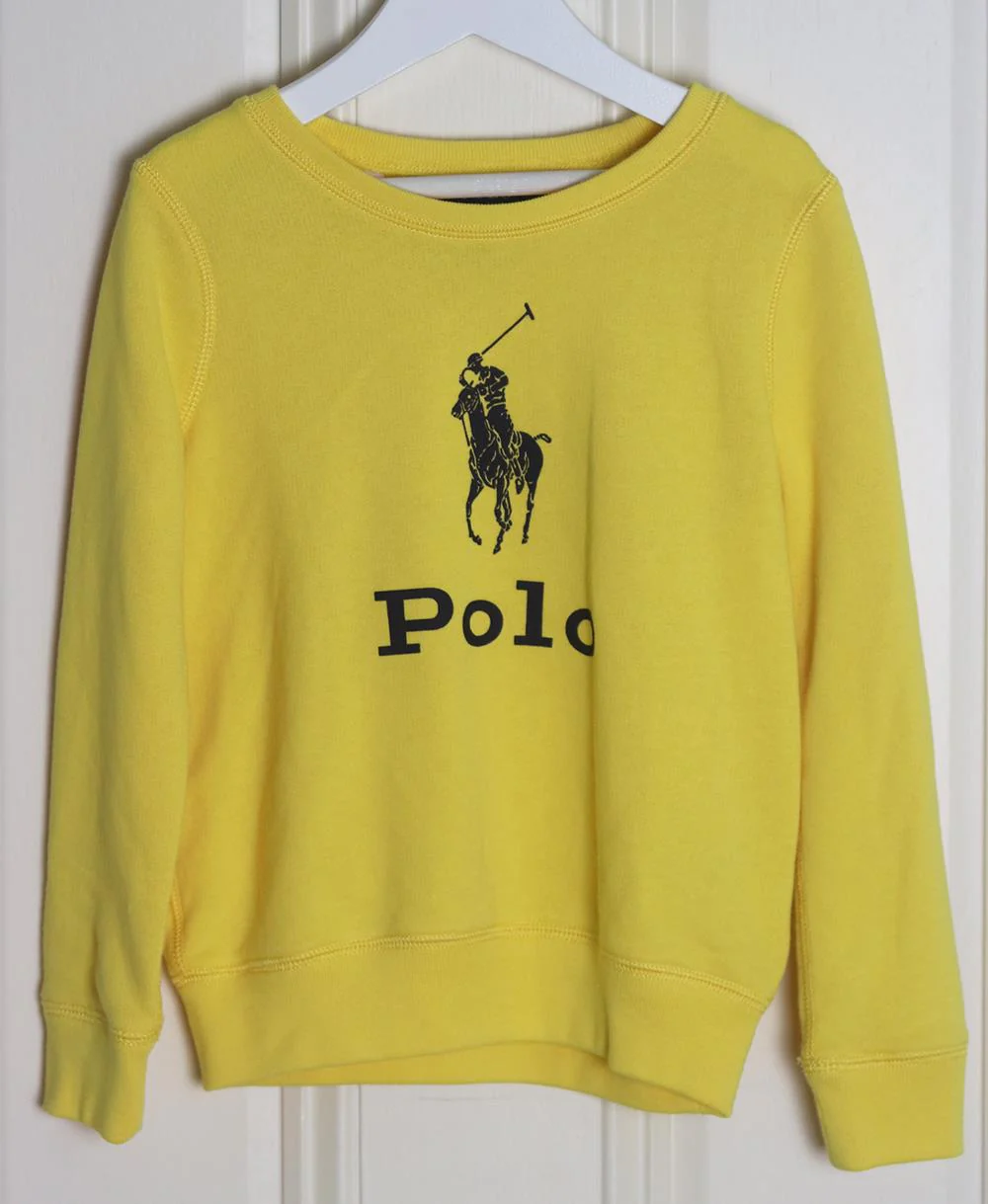 POLO RALPH LAUREN KIDS GIRLS COTTON SWEATSHIRT 6 YEARS - Image 2