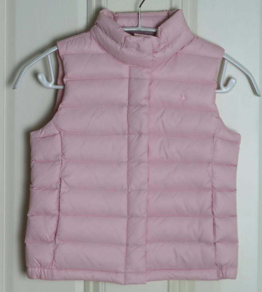 POLO RALPH LAUREN KIDS GIRLS PADDED GILET 6 YEARS - Image 2