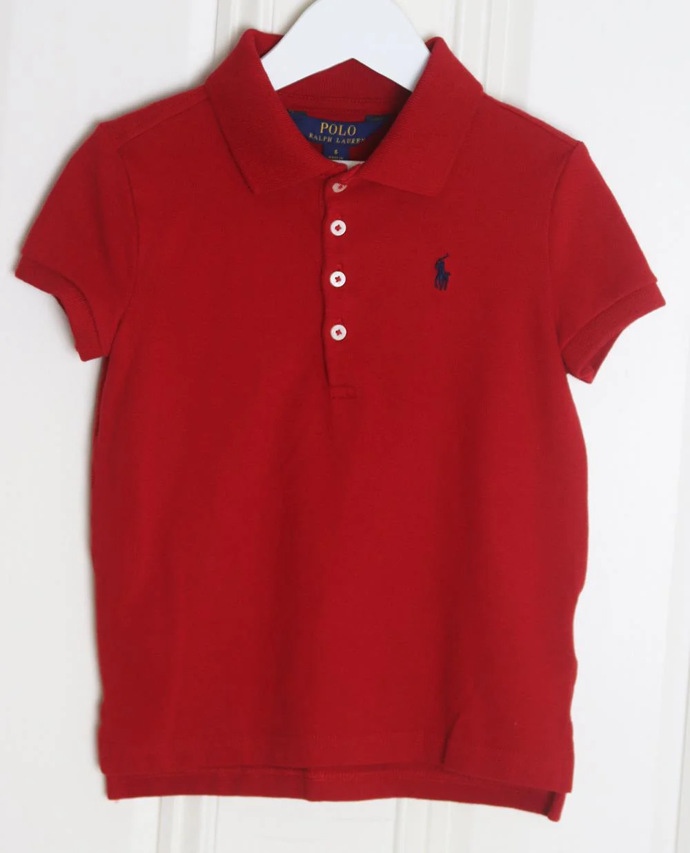 POLO RALPH LAUREN KIDS UNISEX COTTON POLO SHIRT 6 YEARS - Image 2