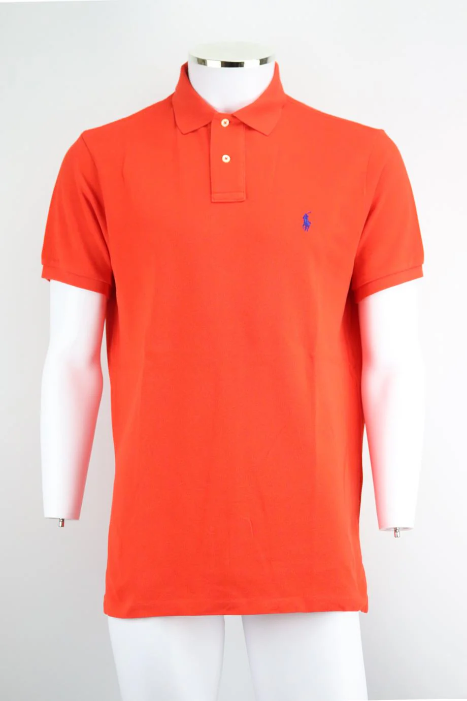POLO RALPH LAUREN MEN'S CUSTOM FIT COTTON PIQUÉ POLO SHIRT LARGE - Image 2